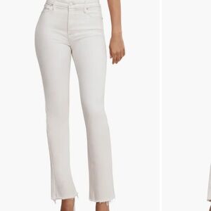 Good American White Flare JeanS NEW WITH TAGS